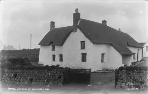 Whitewashed Prints: Cottage at Holywell Bay