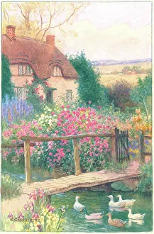 The J Salmon Archive Collection Prints: A cottage in the Lambourne Valley, near Lambourne