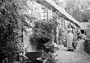 A cottage in Sark, Channel Islands, Victorian period