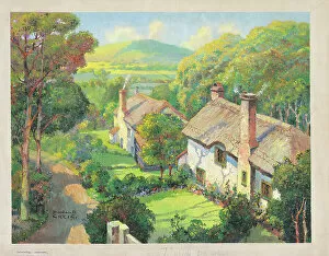 Exmoor Collection: Cottages at Selworthy, Exmoor, Somerset