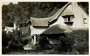 Thatch Prints: Cottages at Selworthy Green, Somerset