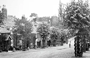 Wold Prints: Cottages, Stow on the Wold, early 1900s