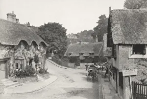 Cottages and street, Shanklin, Isle of Wight