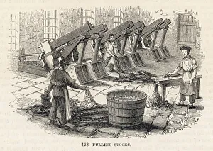 Stocks Collection: Cotton - Fulling Stocks