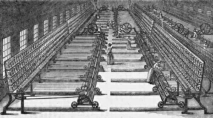 Images Dated 3rd October 2012: Cotton Mule Spinning