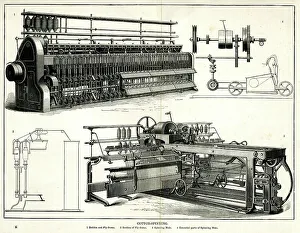 Cassells Prints: Cotton Spinning Mill Equipment