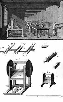 Images Dated 6th October 2011: Cotton Workshop 18th C
