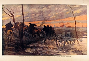 Able Gallery: Coucher de soleil dans la plaine de L Yser