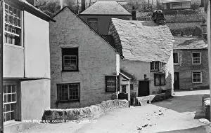 Slate Prints: Couch's House in Polperro