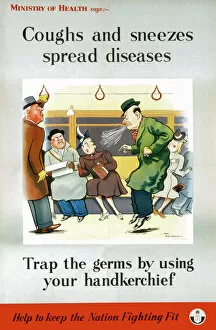 Military Posters Collection: Coughs & Sneezes Poster