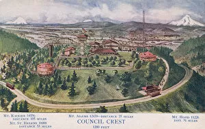 Oregon Collection: Council Crest Amusement Park, Portland, Oregon, USA