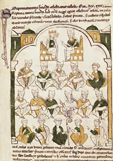Iglesia Prints: Council of Toledo (6th-7th c. ). Picture from