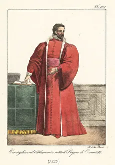 Councillor Prints: Councillor to a Parlement of France, 1555