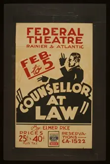 Counsellor Prints: Counsellor at law by Elmer Rice Counsellor at law by Elmer R