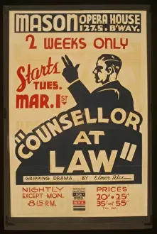 Counsellor at law Gripping drama by Elmer Rice Counsellor