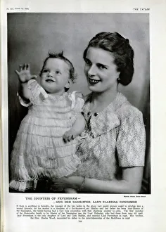 Duncombe Prints: Countess of Feversham and daughter