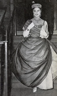 The Countess of Rosse, Mother of the bridegroom in a dress of black