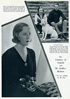 Seafield Collection: Countess of Seafield by Madame Yevonde