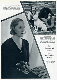 Seafield Collection: Countess of Seafield by Madame Yevonde