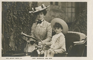 Countess of Warwick and her son Countess of Warwick and her son