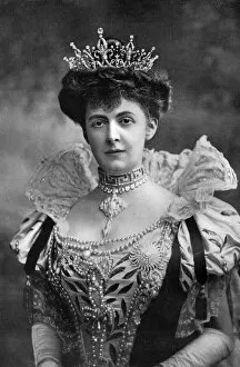 Images Dated 3rd April 2017: The Countess of Yarborough in fancy dress