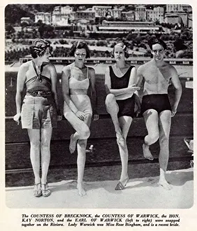 Two countesses and an Earl on the Riviera, France