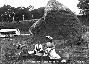 Counting Prints: Counting Eggs for Market, Toome Co Antrim