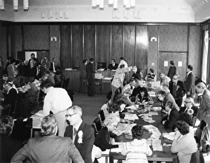 Images Dated 19th February 2018: COUNTING VOTES 1978