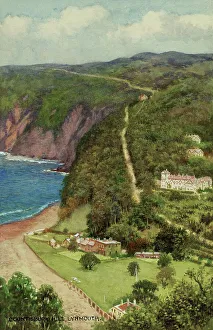 Ernest Prints: Countisbury Hill, Lynmouth, Devon