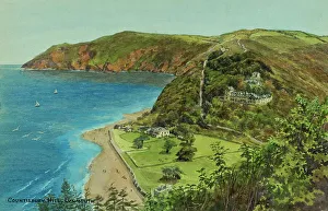 Countisbury Hill, Lynmouth, Devon