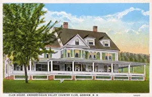 Clubhouse Prints: Country club, Gorham, New Hampshire, USA