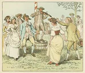 Countryfolk Prints: Country Dance / Fiddler