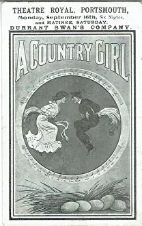 Eggs Prints: A Country Girl by James M. Tanner. Music by Lionel Monckton