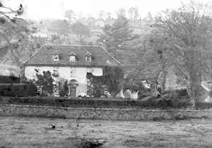 Crickhowell Prints: Country house, Crickhowell, Powys, Mid Wales