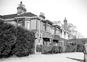 A country house facade in England