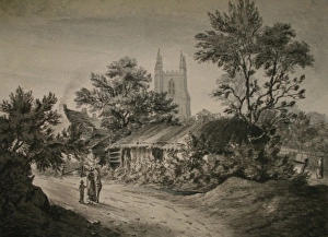 Images Dated 11th February 2011: Country lane in Croydon, Surrey