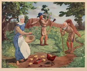 Activities Prints: Country people in the Middle Ages