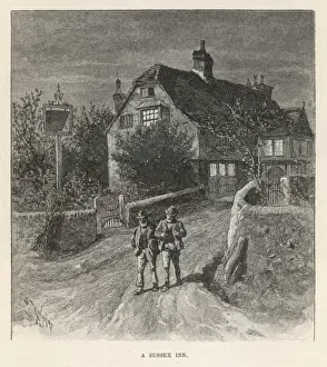 Unspecified Prints: Country Pub / Sussex / 1883