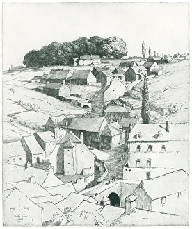 Trails Prints: Country Town