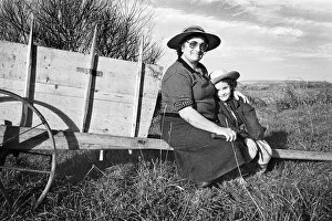 Embraces Collection: Country woman and child. Portugal