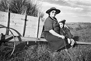 Embraces Collection: Country woman and child. Portugal