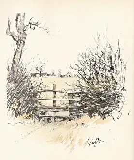 Foxhunt Prints: Countryside in the Grafton Hunt area, Northamptonshire