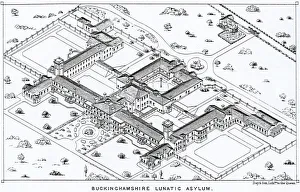 1850s Collection: County Lunatic Asylum, Aylesbury, Buckinghamshire