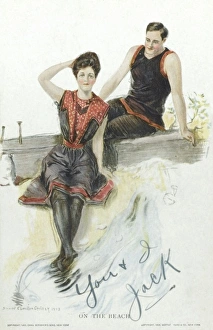 Images Dated 20th April 2011: Couple on the beach