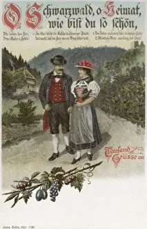 A couple in the Black Forest