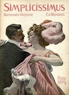 Images Dated 13th October 2017: Couple dancing 1908