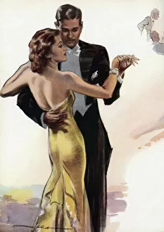Couple dancing 1950