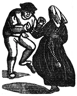 1590s Prints: Couple dancing, c. 1600