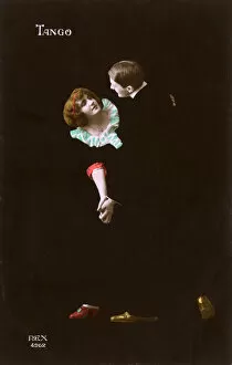 Tango Gallery: A couple dancing a tango