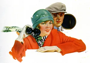 Images Dated 17th January 2020: Couple on deck of cruise ship